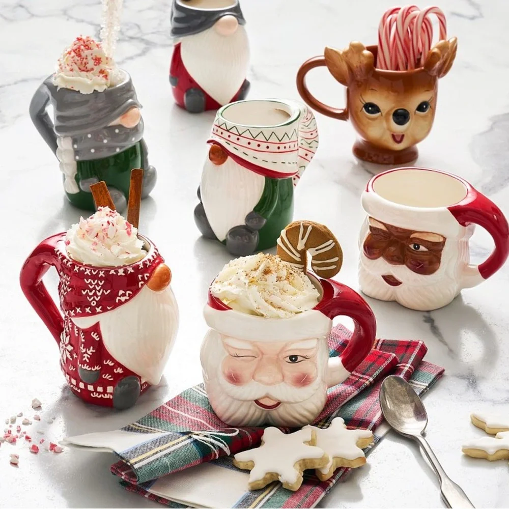 Pottery Barn Gnome Mug NEW